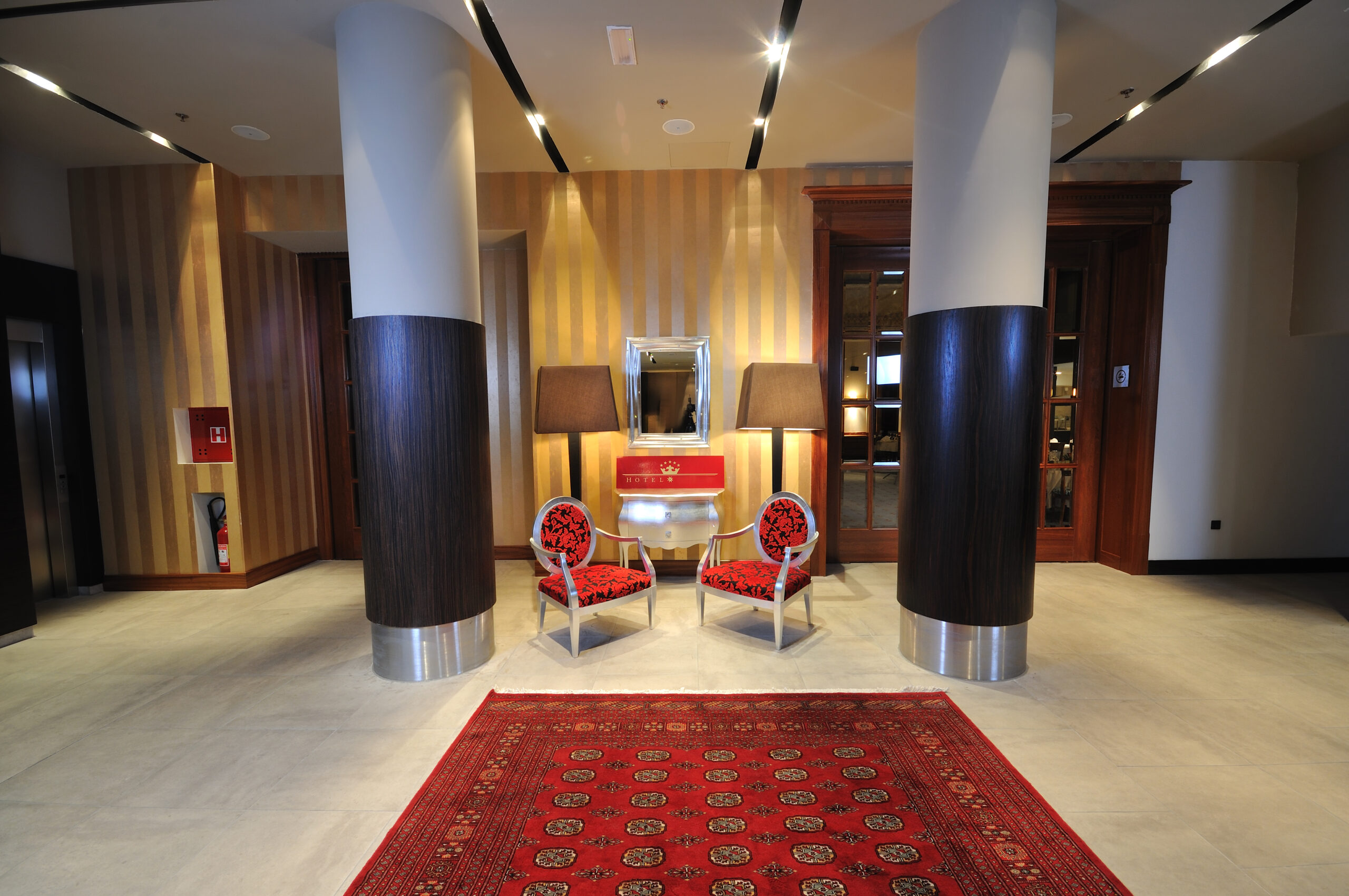 coffee restaurant indoor with luxury wooden furniture