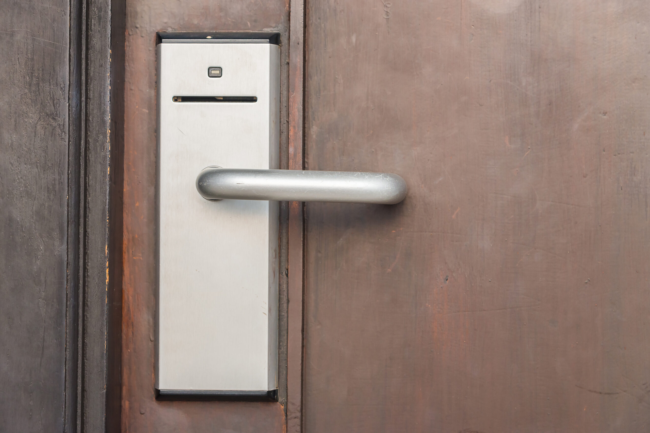 Digital handle card door lock , security system